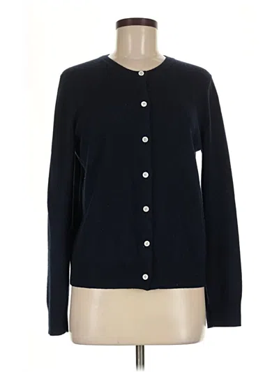 Pre-owned Everlane Cashmere Cardigan Sweater In Black
