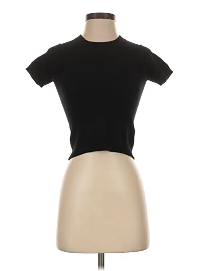 Pre-owned Everlane Cashmere Cardigan Sweater In Black