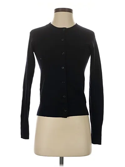 Pre-owned Everlane Cashmere Cardigan Sweater In Black