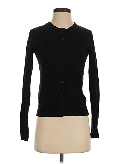 Pre-owned Everlane Cashmere Cardigan Sweater In Black