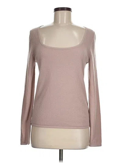Pre-owned Everlane Cashmere Cardigan Sweater In Tan