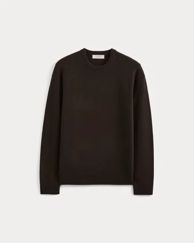 Everlane Cashmere Crew Neck Sweater In Americano Brown