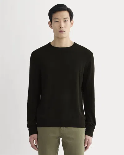 Everlane Cashmere Crew Neck Sweater In Black
