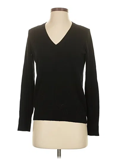 Pre-owned Everlane Cashmere Pullover Sweater In Black