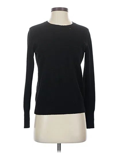 Pre-owned Everlane Cashmere Pullover Sweater In Black