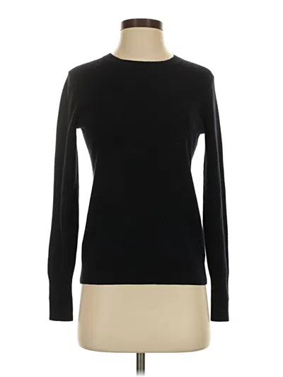 Pre-owned Everlane Cashmere Pullover Sweater In Black