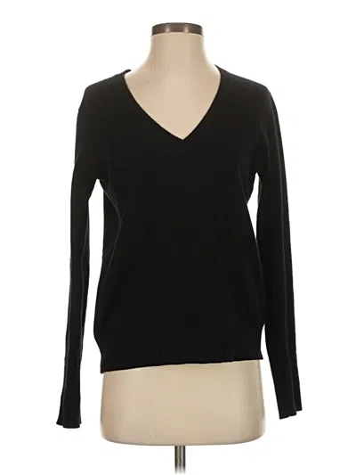 Pre-owned Everlane Cashmere Pullover Sweater In Black