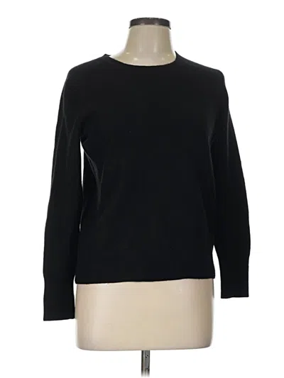 Pre-owned Everlane Cashmere Pullover Sweater In Black