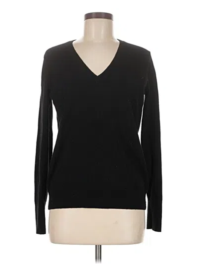 Pre-owned Everlane Cashmere Pullover Sweater In Black