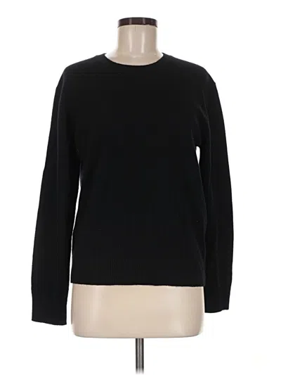 Pre-owned Everlane Cashmere Pullover Sweater In Black