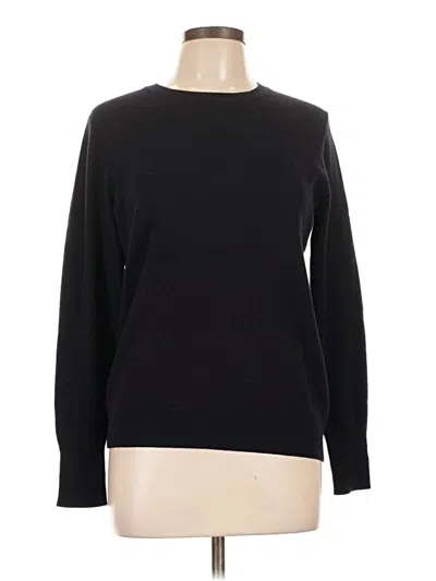 Pre-owned Everlane Cashmere Pullover Sweater In Black