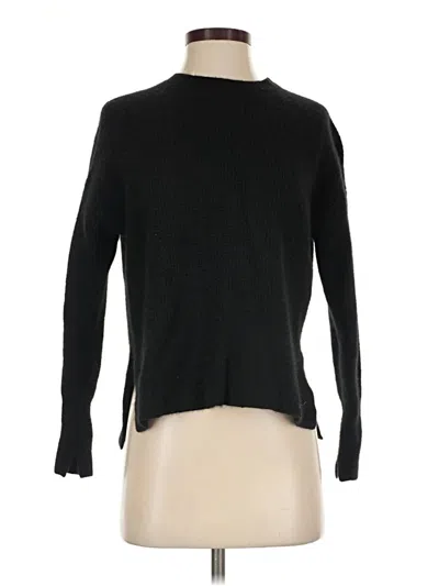Pre-owned Everlane Cashmere Pullover Sweater In Black
