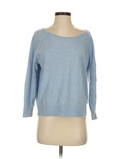 Pre-owned Everlane Cashmere Pullover Sweater In Blue