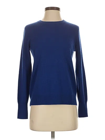Pre-owned Everlane Cashmere Pullover Sweater In Blue