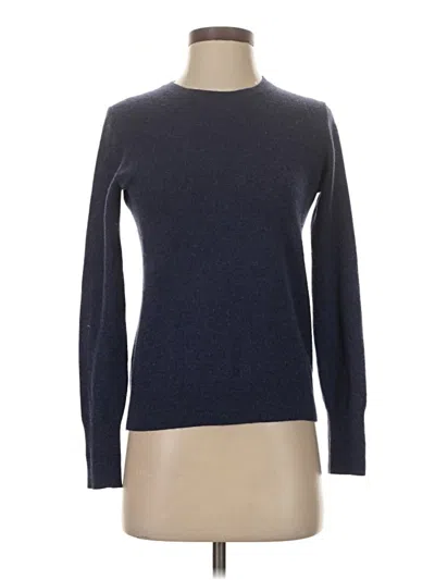 Pre-owned Everlane Cashmere Pullover Sweater In Blue