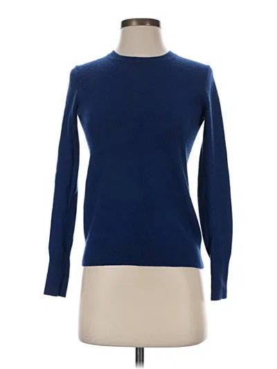 Pre-owned Everlane Cashmere Pullover Sweater In Blue