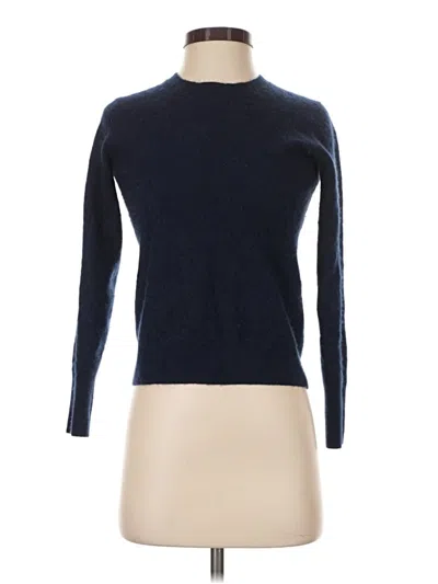 Pre-owned Everlane Cashmere Pullover Sweater In Blue