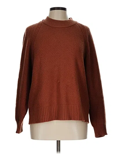 Pre-owned Everlane Cashmere Pullover Sweater In Brown