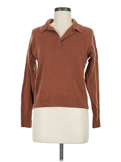 Pre-owned Everlane Cashmere Pullover Sweater In Brown