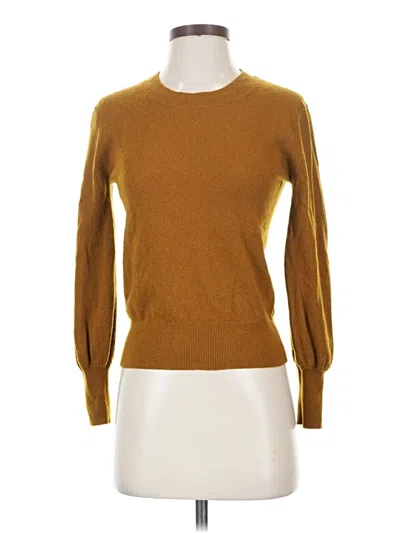 Pre-owned Everlane Cashmere Pullover Sweater In Gold
