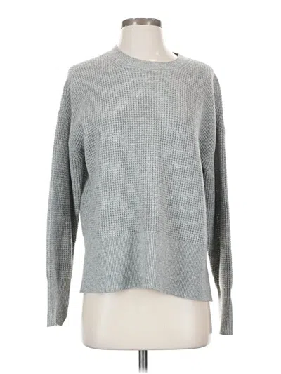 Pre-owned Everlane Cashmere Pullover Sweater In Gray
