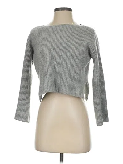 Pre-owned Everlane Cashmere Pullover Sweater In Gray