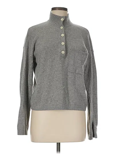 Pre-owned Everlane Cashmere Pullover Sweater In Gray