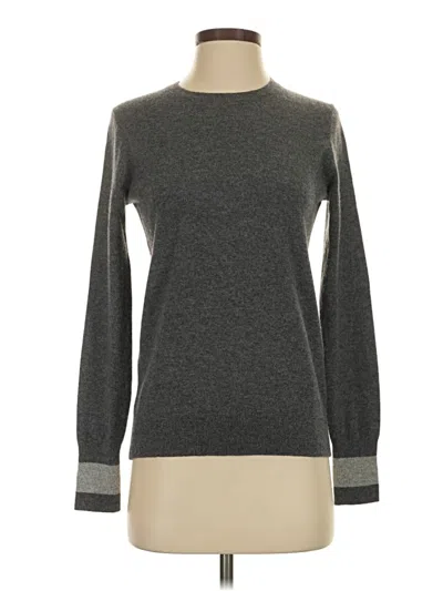 Pre-owned Everlane Cashmere Pullover Sweater In Gray