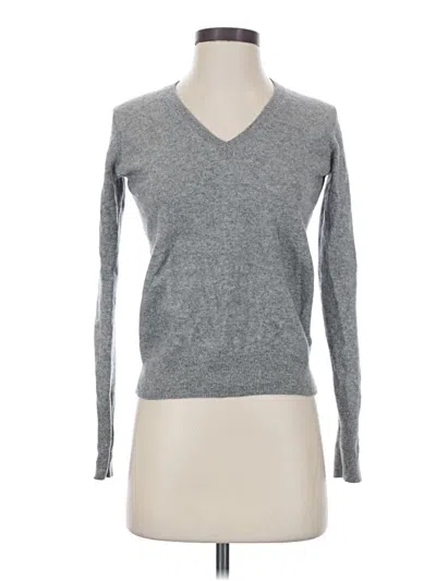 Pre-owned Everlane Cashmere Pullover Sweater In Gray