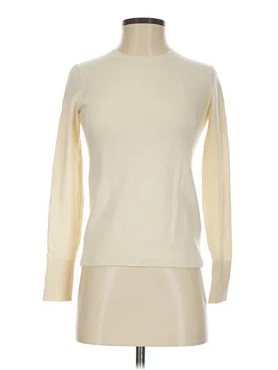 Pre-owned Everlane Cashmere Pullover Sweater In Ivory