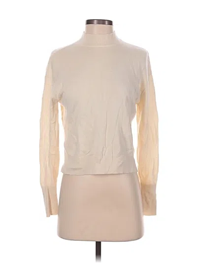 Pre-owned Everlane Cashmere Pullover Sweater In Ivory