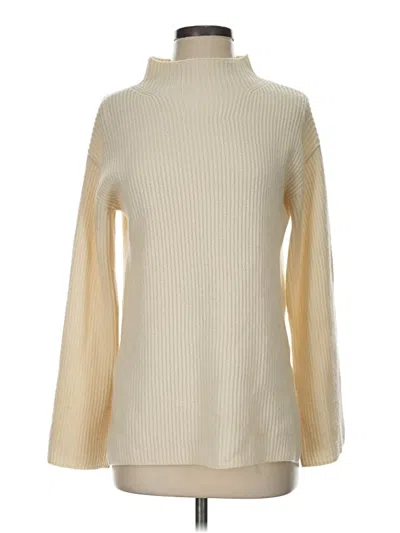 Pre-owned Everlane Cashmere Pullover Sweater In Ivory