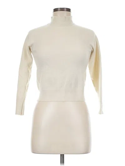 Pre-owned Everlane Cashmere Pullover Sweater In Ivory