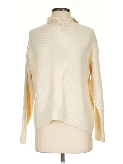 Pre-owned Everlane Cashmere Pullover Sweater In Ivory