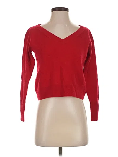 Pre-owned Everlane Cashmere Pullover Sweater In Red