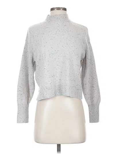 Pre-owned Everlane Cashmere Pullover Sweater In Silver