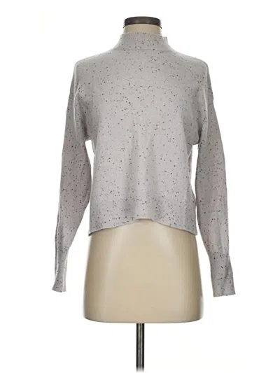 Pre-owned Everlane Cashmere Pullover Sweater In Silver