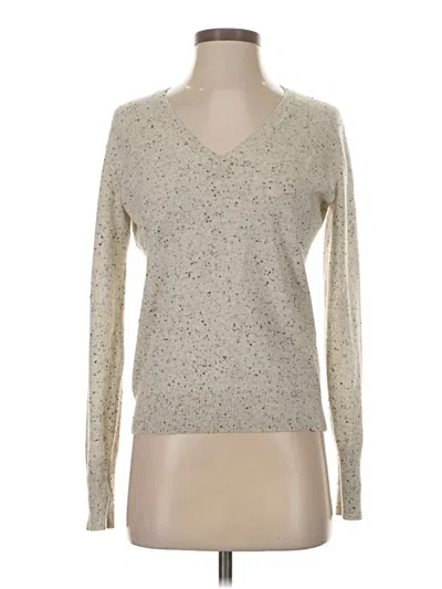 Pre-owned Everlane Cashmere Pullover Sweater In Silver