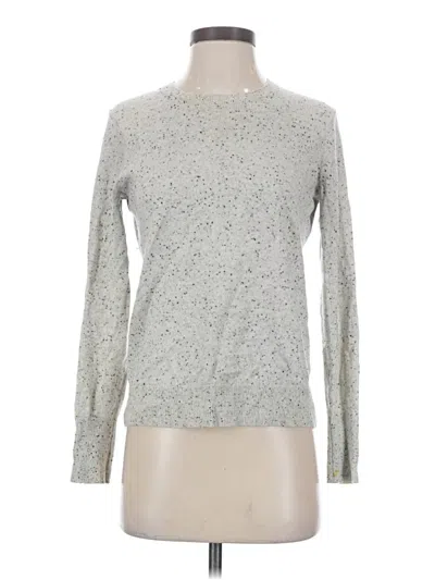 Pre-owned Everlane Cashmere Pullover Sweater In Silver