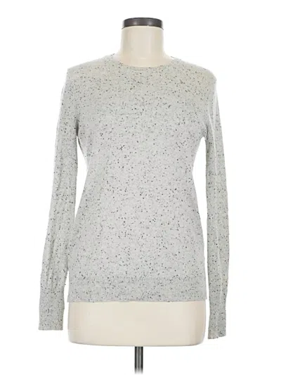 Pre-owned Everlane Cashmere Pullover Sweater In Silver