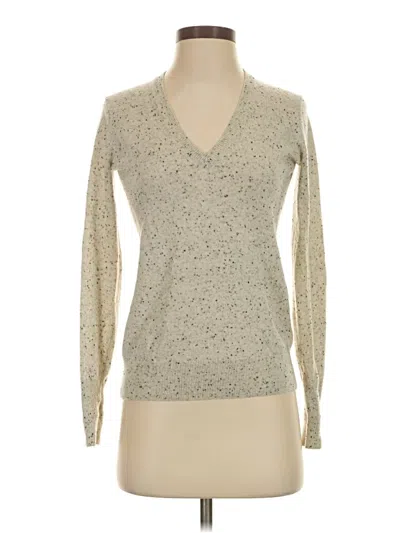 Pre-owned Everlane Cashmere Pullover Sweater In Silver