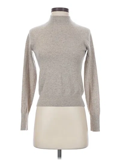Pre-owned Everlane Cashmere Pullover Sweater In Silver