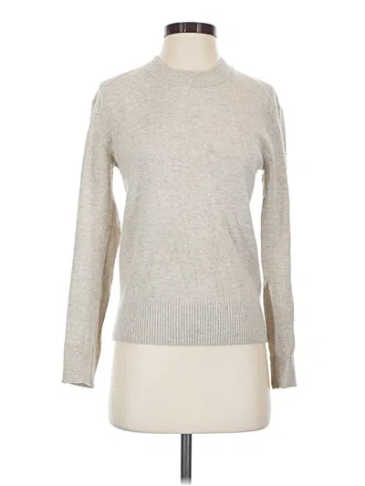 Pre-owned Everlane Cashmere Pullover Sweater In Silver
