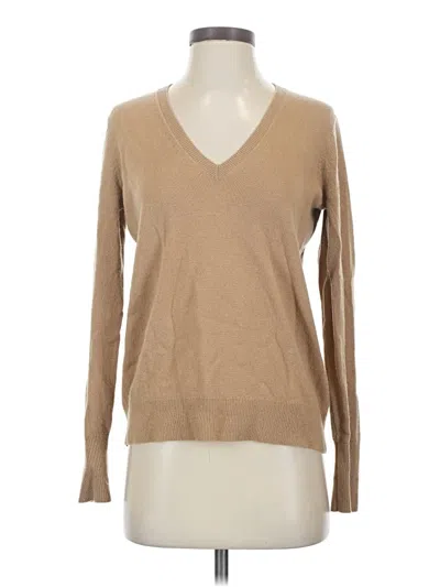 Pre-owned Everlane Cashmere Pullover Sweater In Tan