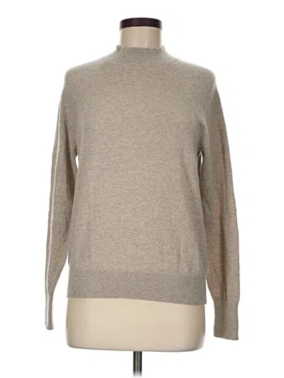Pre-owned Everlane Cashmere Pullover Sweater In Tan