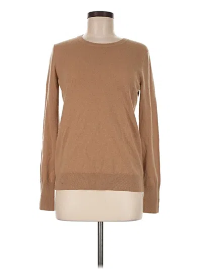 Pre-owned Everlane Cashmere Pullover Sweater In Tan