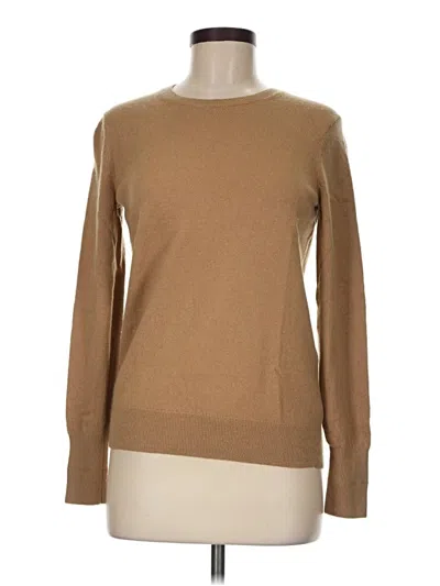 Pre-owned Everlane Cashmere Pullover Sweater In Tan