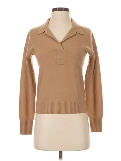 Pre-owned Everlane Cashmere Pullover Sweater In Tan