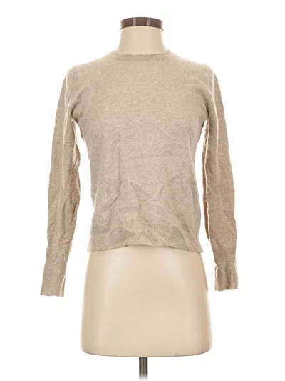 Pre-owned Everlane Cashmere Pullover Sweater In Tan