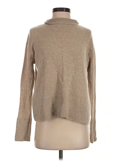 Pre-owned Everlane Cashmere Pullover Sweater In Tan